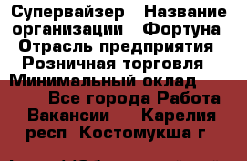 Супервайзер › Название организации ­ Фортуна › Отрасль предприятия ­ Розничная торговля › Минимальный оклад ­ 19 000 - Все города Работа » Вакансии   . Карелия респ.,Костомукша г.